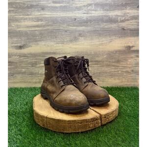 Skechers Women - Size 8.5 - Brown Relaxed Fit Steel Toe Work Boots Style 76561